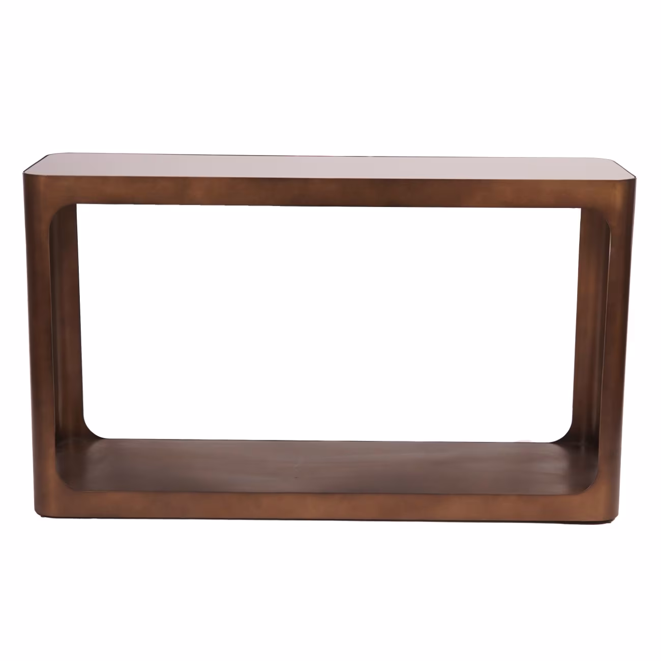 Thorpe Smoked Glass Console Table - Image 4