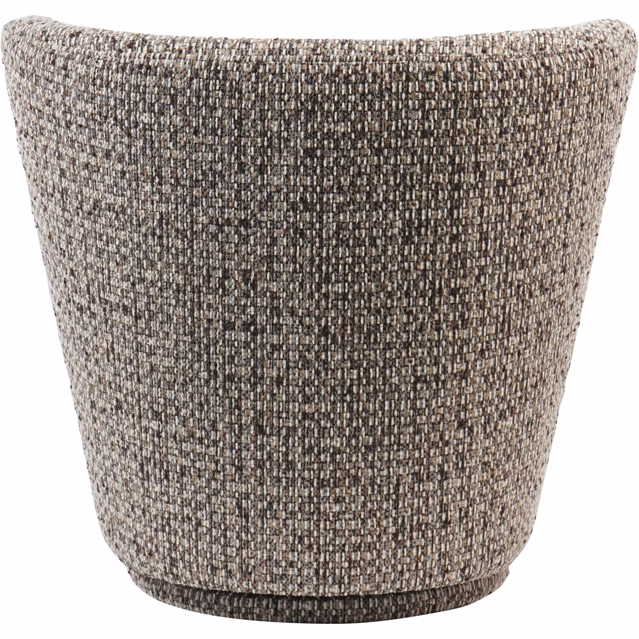 Roehampton Mocha Textured Slub Swivel Chair - Image 3