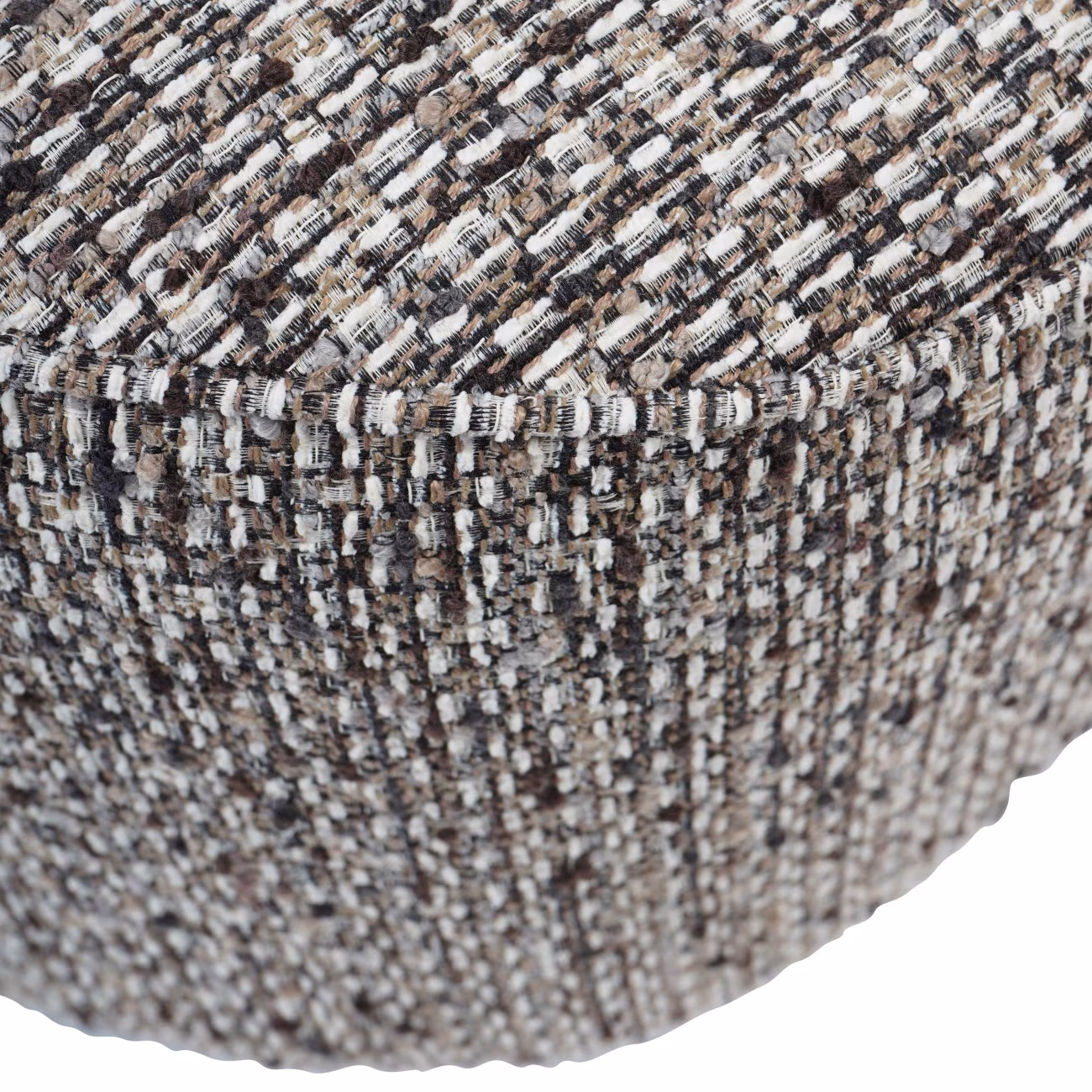 Roehampton Mocha Textured Slub Swivel Chair - Image 4