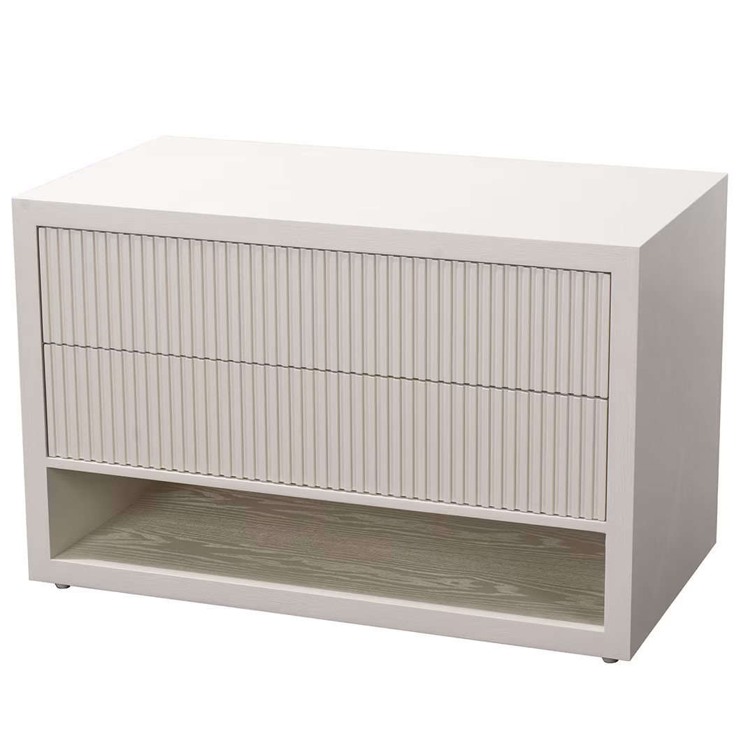 Marans 2 Drawer Wide Side Table