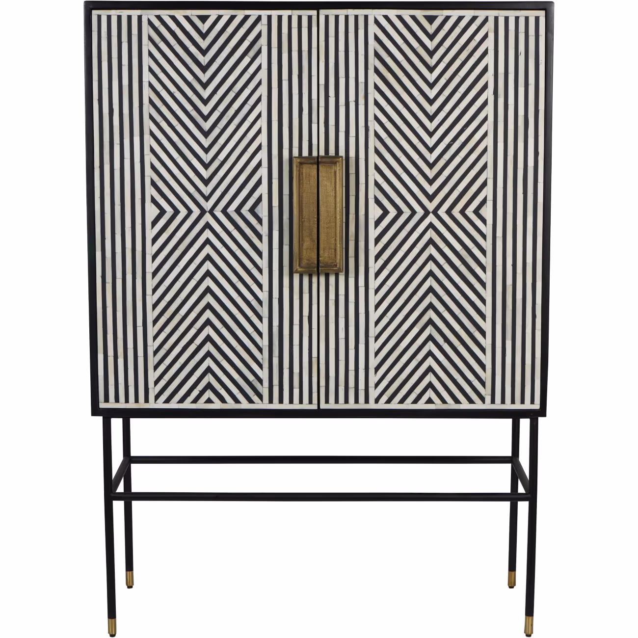 Delaney Bone Inlay Storage Cabinet - Image 4