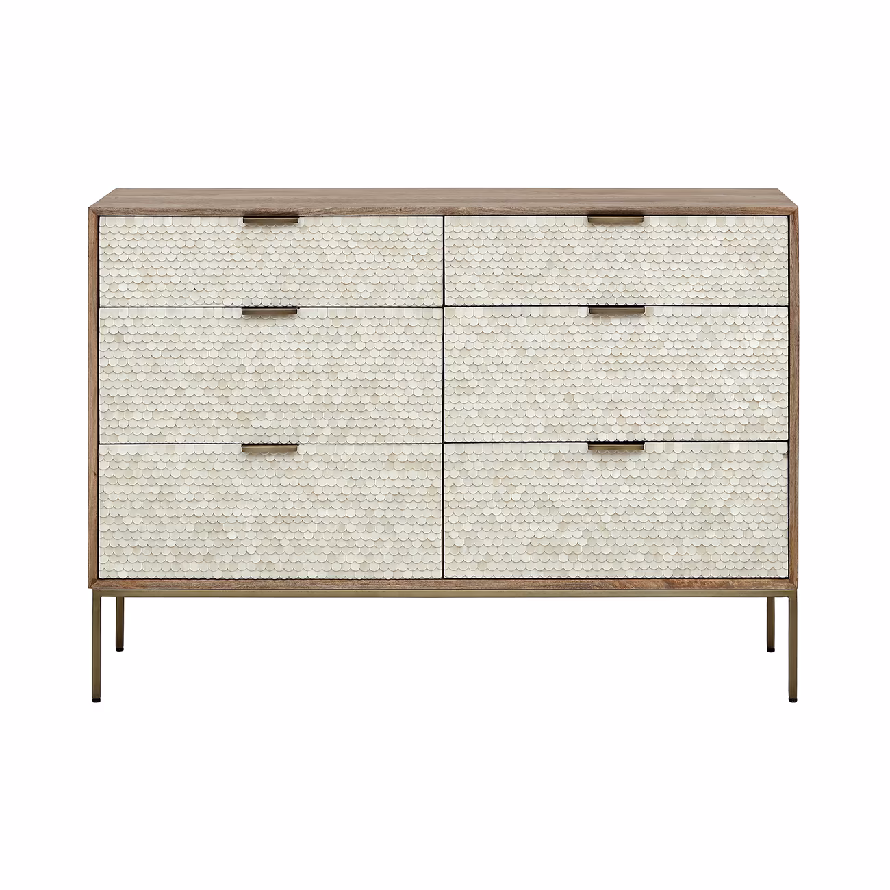 Nerida Cream Bone Inlay Chest of Drawers - Image 4