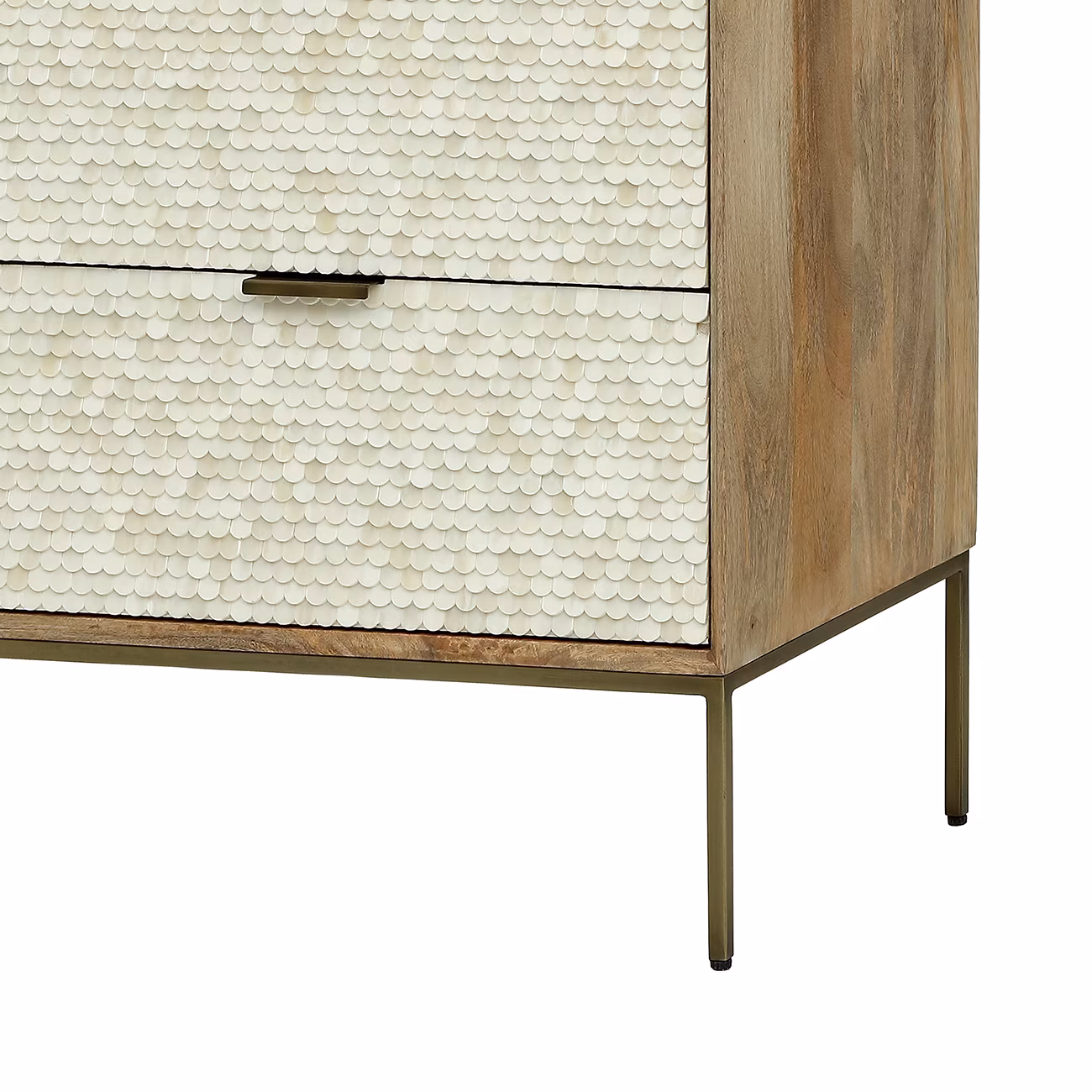 Nerida Cream Bone Inlay Chest of Drawers - Image 5