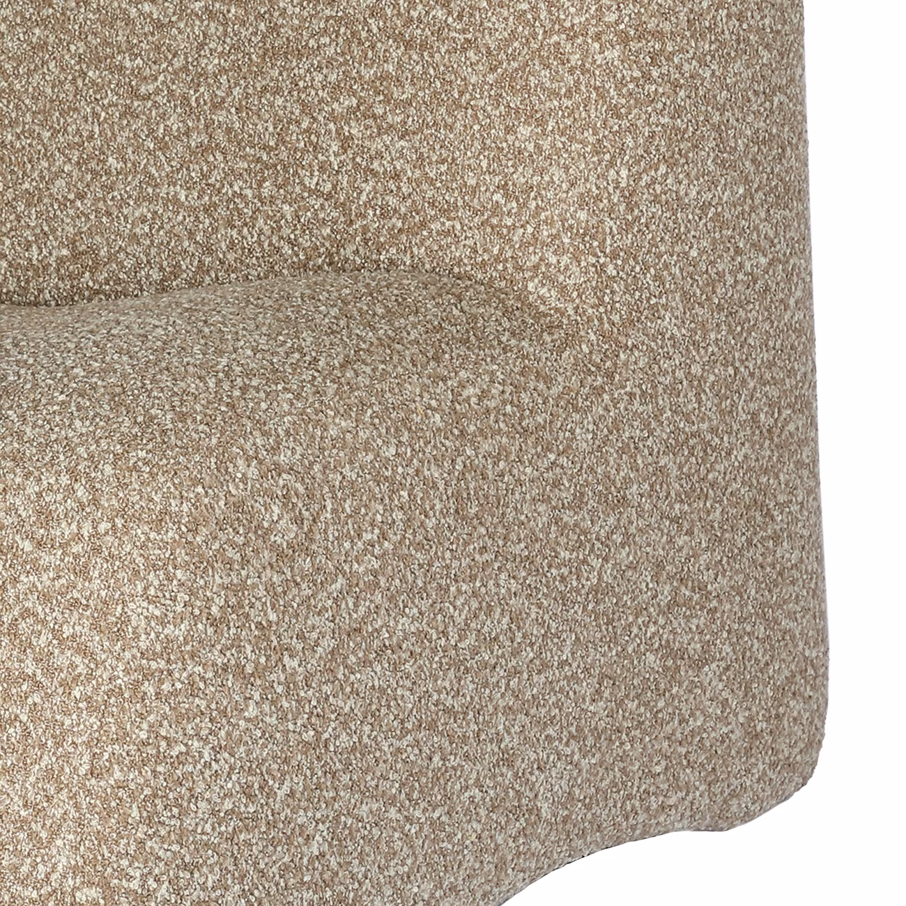 Bangkok Beige Boucle Chair & Stool - Image 4